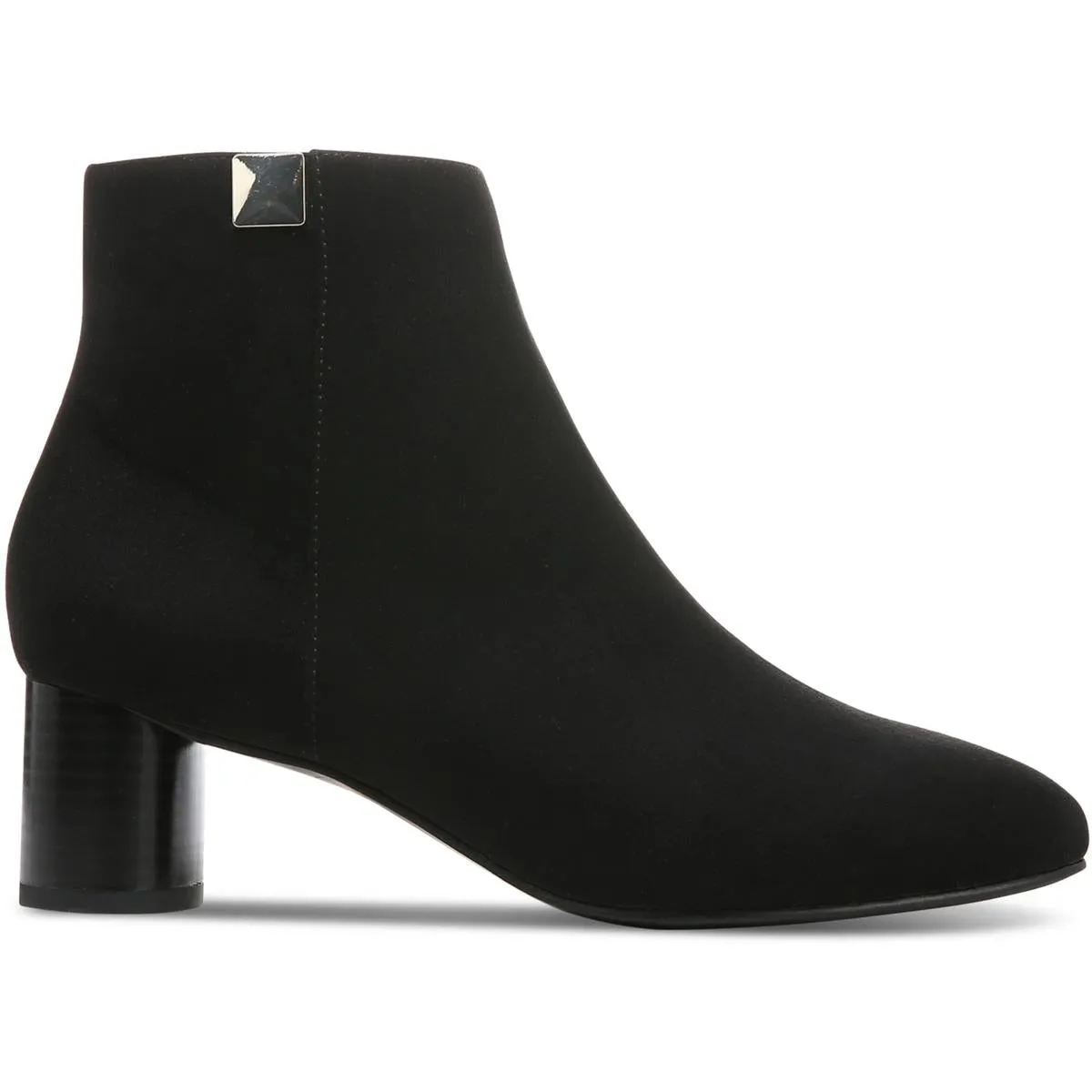 Alfani Womens Sylus Faux Suede Almond Toe Booties