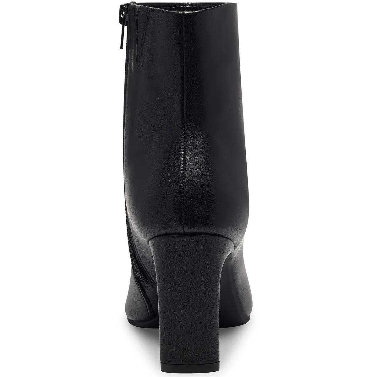 Alfani Womens Terrie Zipper Block Heel Ankle Boots