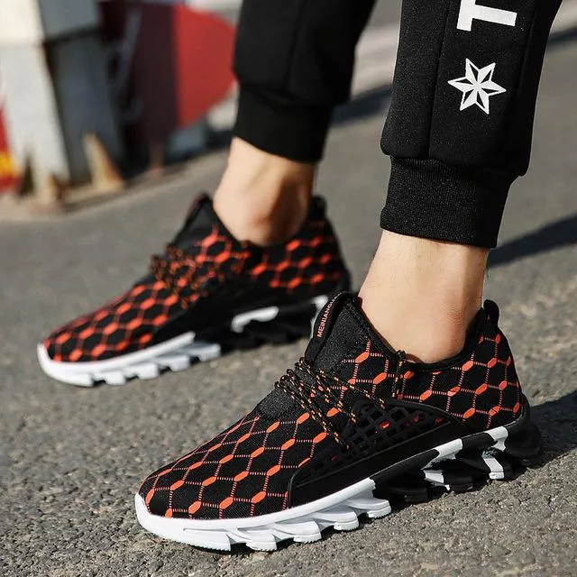 Mens Light Breathable Running Shoes Sneakers