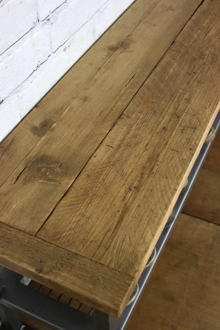*NEW SIZE* Rustic Industrial Shoe Bench * 1 in stock *