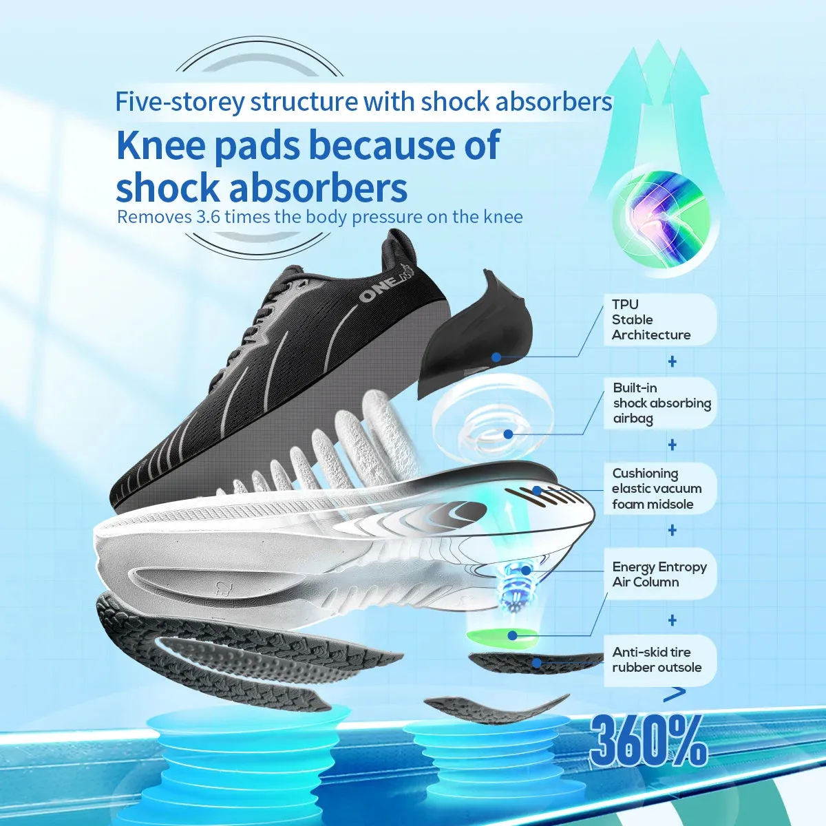 ONEMIX Cushioning Running Shoes