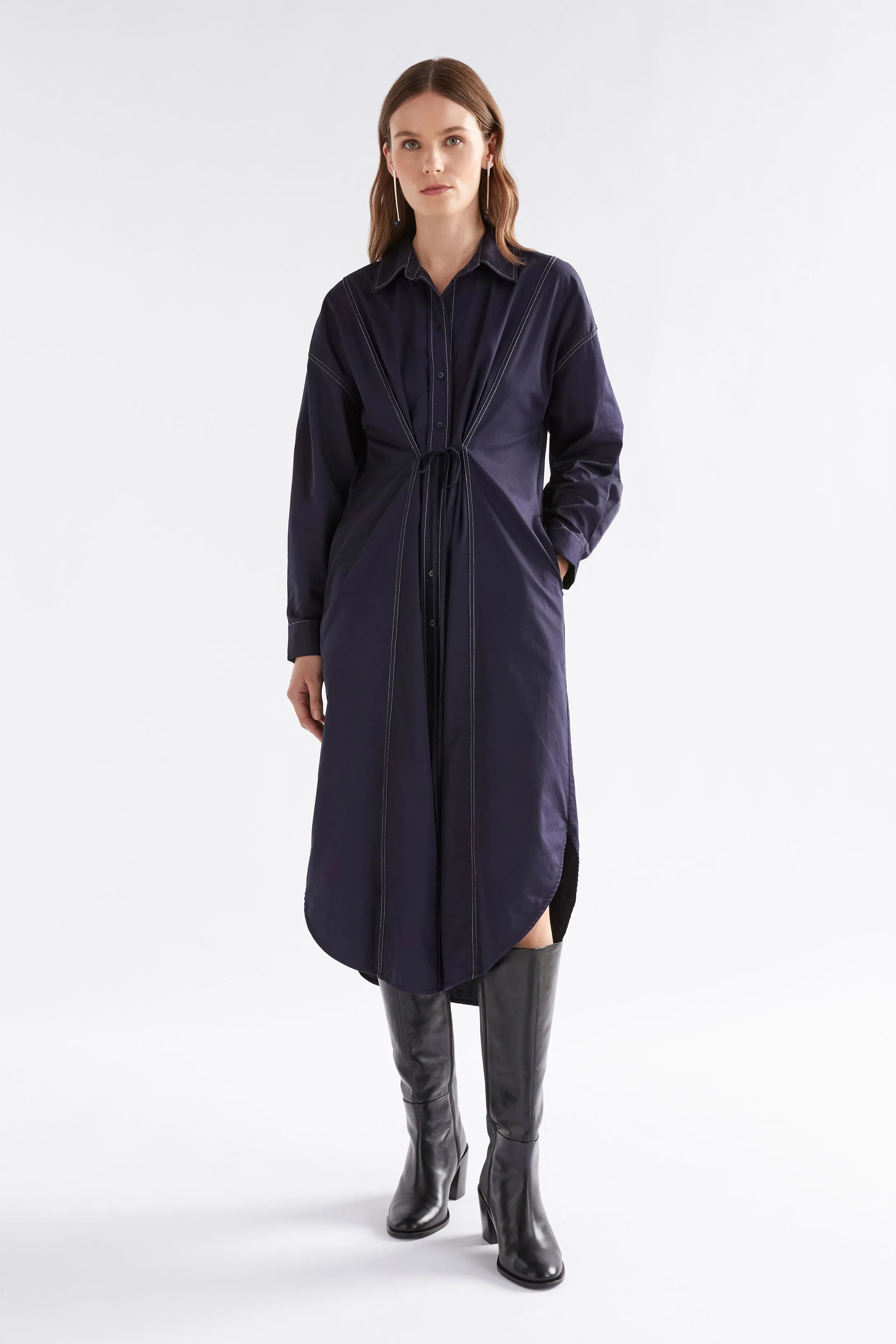 Rodan Stitch Shirt Dress