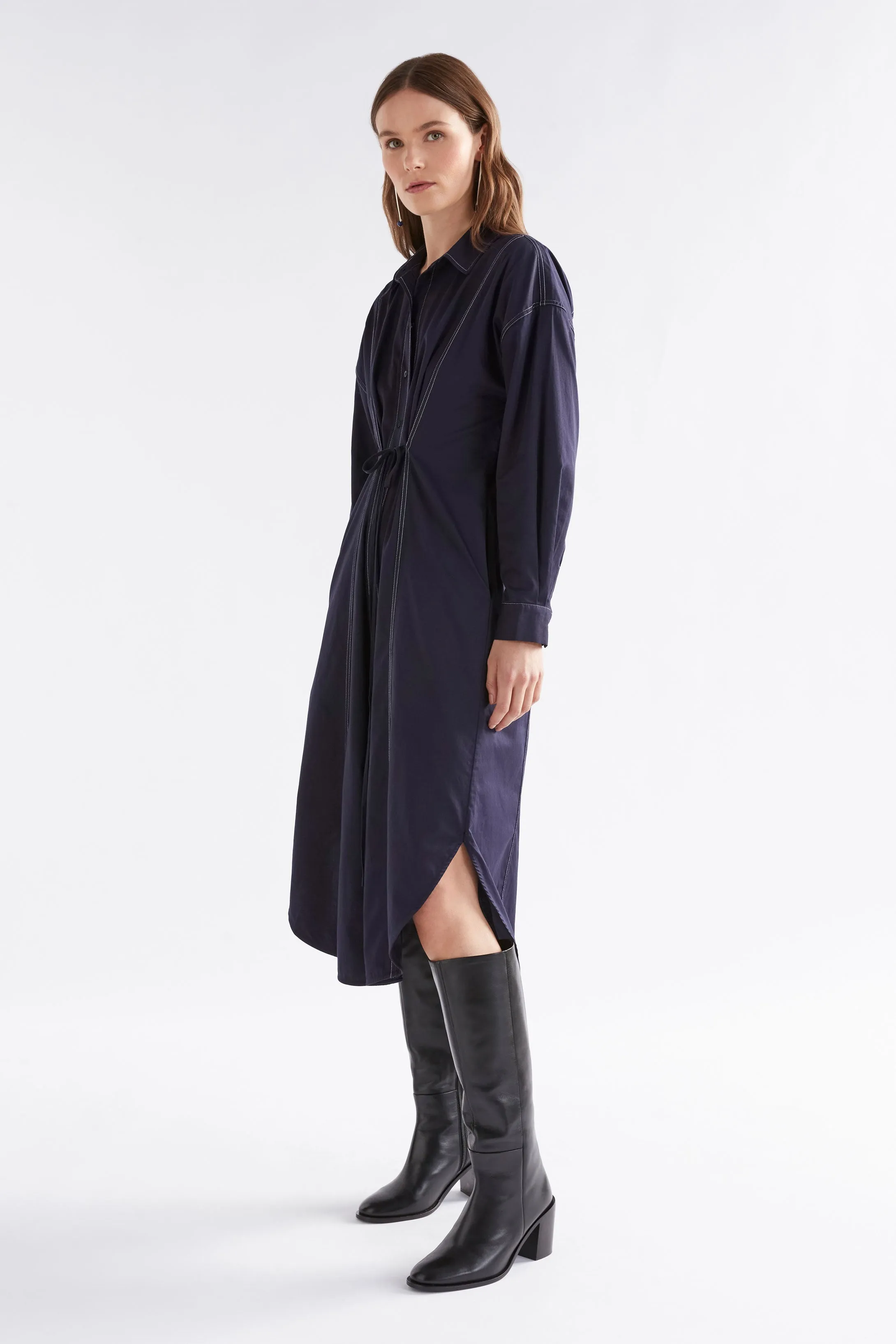 Rodan Stitch Shirt Dress