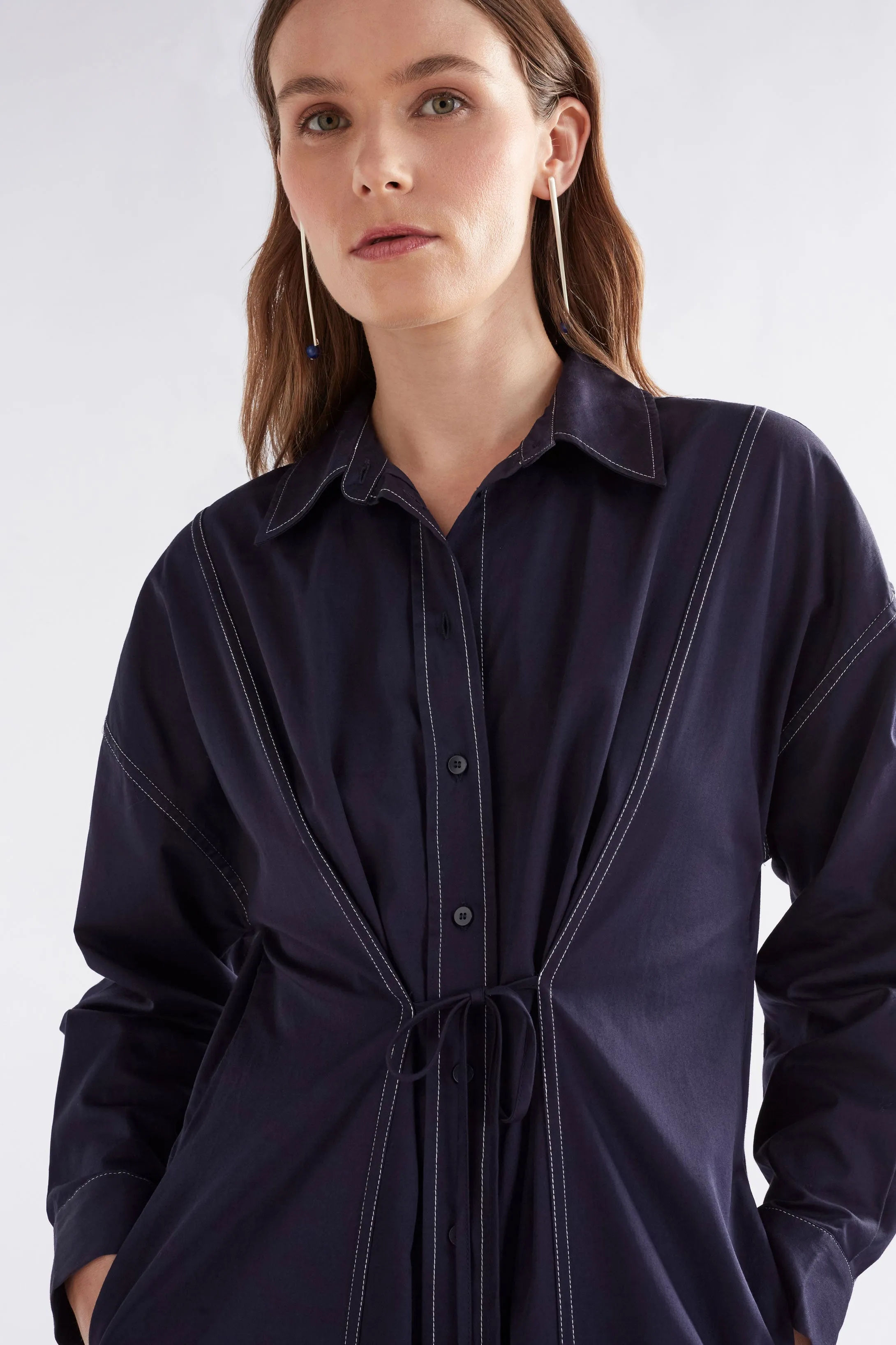 Rodan Stitch Shirt Dress