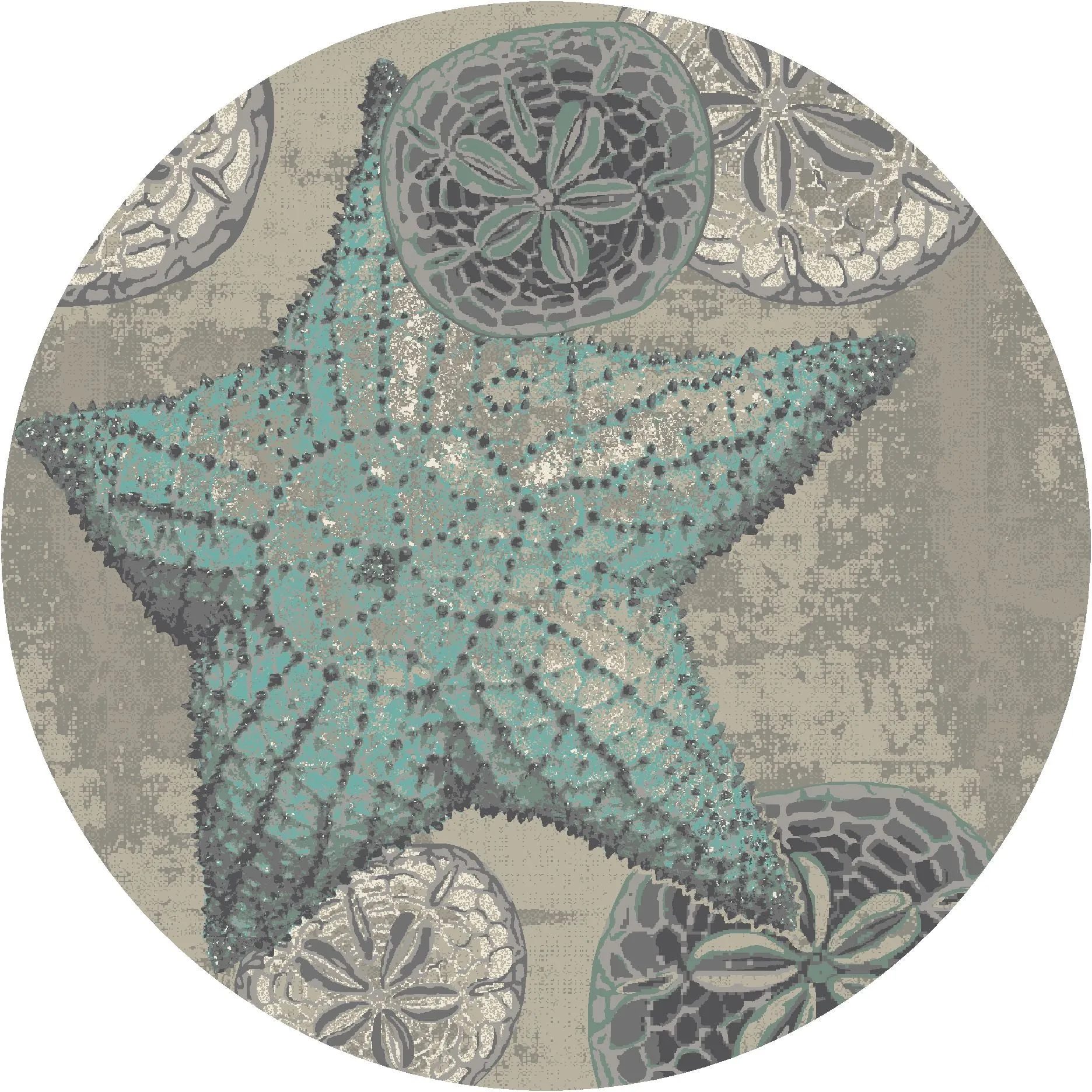 Shore Thing Ocean Blue Rug